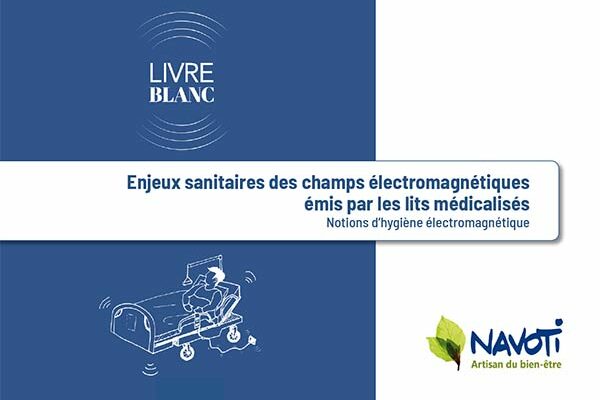 Couverture du livre blanc sur l'impact des champs électromagnétiques des lits électriques