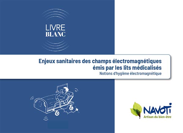 Couverture du livre blanc sur l'impact des champs électromagnétiques des lits électriques